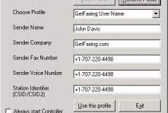 Fax UserControl for WinFax/TalkWorks