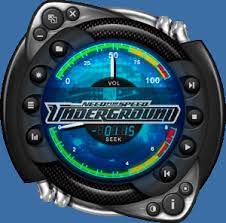 Need for Speed Underground skin for Windows Media Player