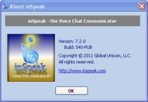 inSpeak - the Voice Chat communicator